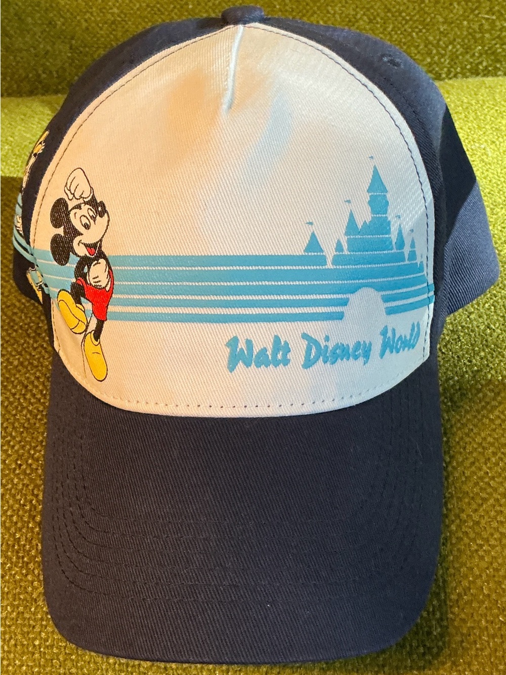 Disney Kids Navy, White & Light Blue Mickey Mouse Baseball Hat